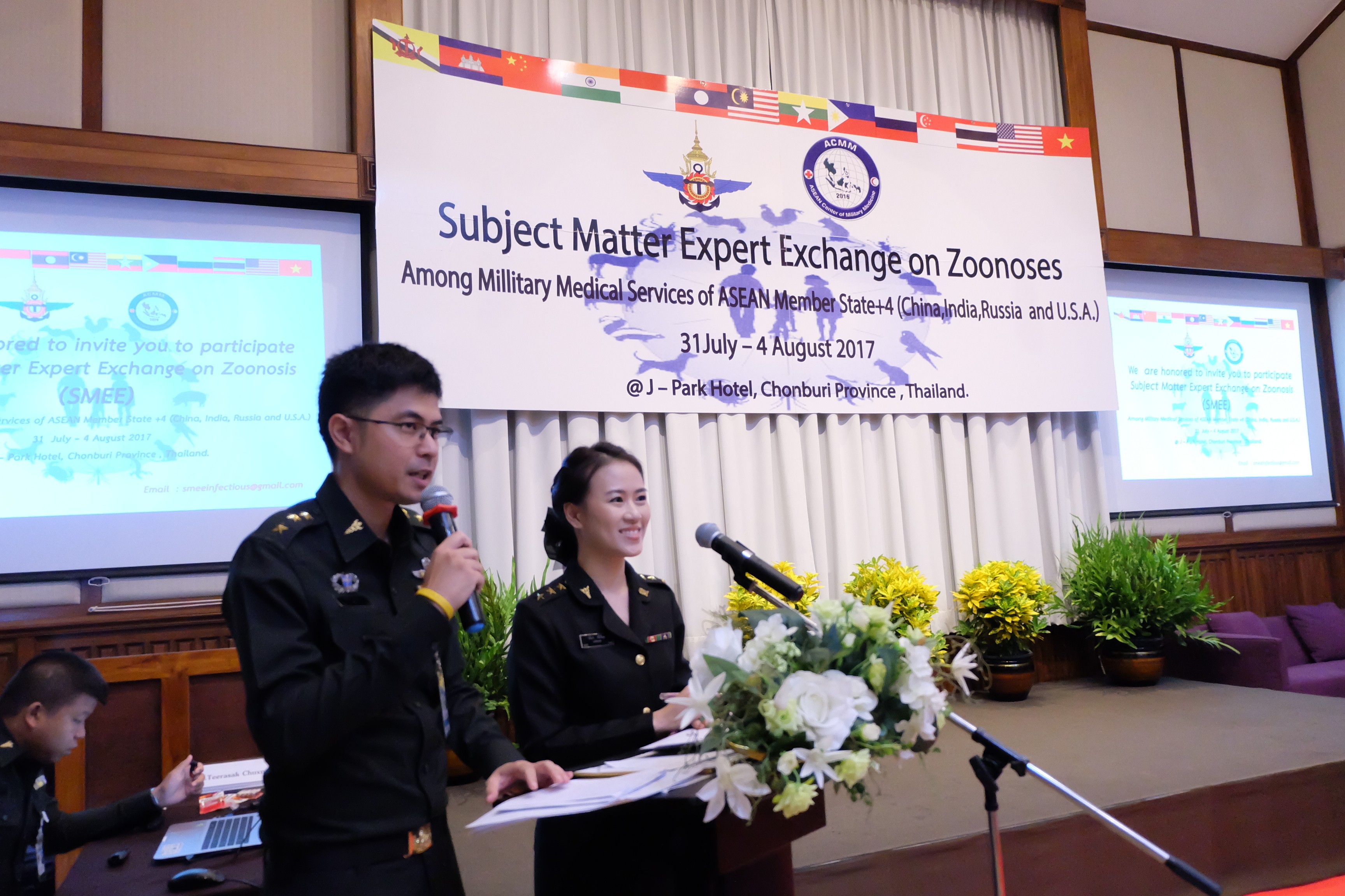 Subject Matter Expert Exchange on Zoonoses Among Millitary Medical Services of ASEAN Member State+4(China,India,Russia and U.S.A.),Chonburi Province,Thailand. photo 1