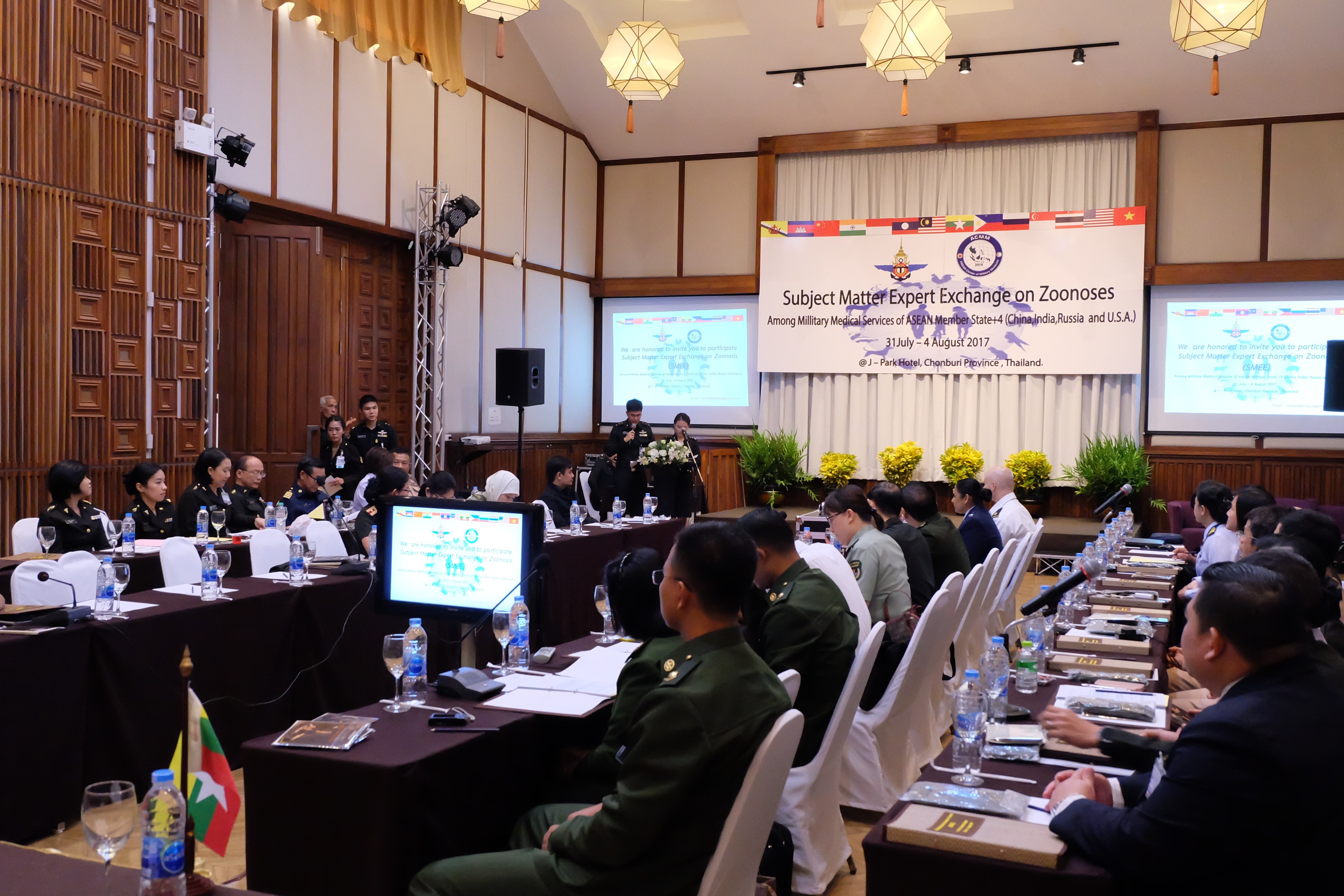 Subject Matter Expert Exchange on Zoonoses Among Millitary Medical Services of ASEAN Member State+4(China,India,Russia and U.S.A.),Chonburi Province,Thailand. photo 2